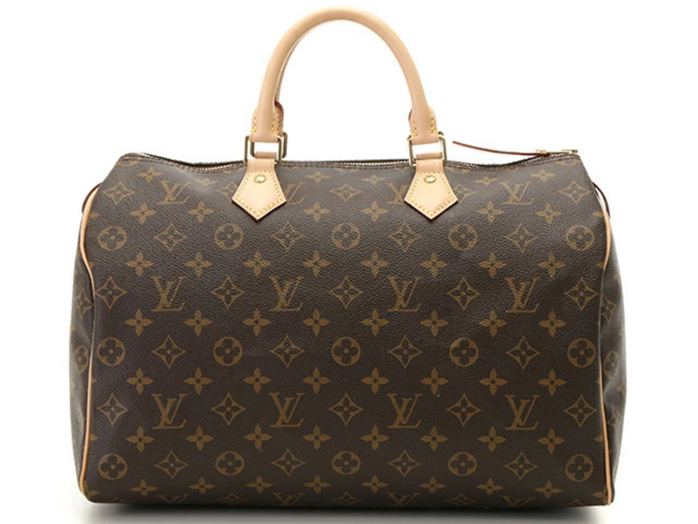Louis Vuitton Speedy Monogram Leather Brown